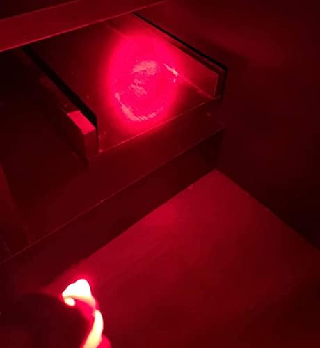 Raysoar Mini crvena LED privjesak za ključeve, svjetiljka za crvenu svjetlost, bljeskalica, crvena svjetiljka za privjesak za ključeve,