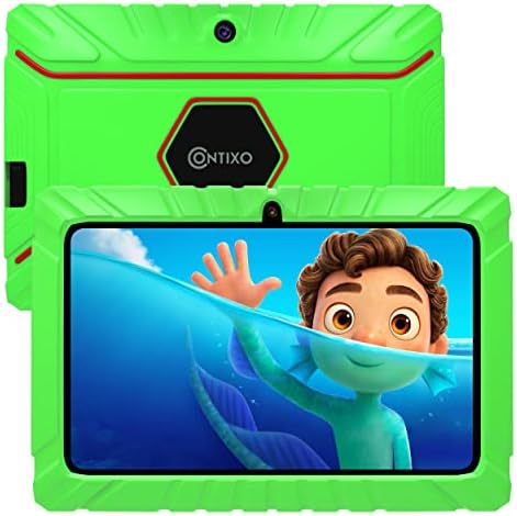 CONTIXO V8 Tablet za djecu i H1-Fox Kid's Fleece slušalice, Dođite s vrećicom za rukave, tabletom za učenje, obiteljskom vezom za kontrolu