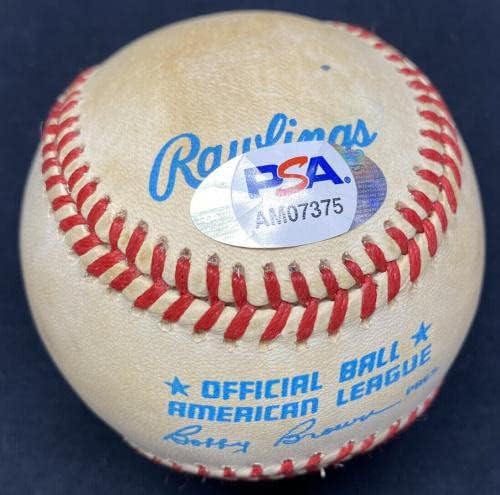 Mickey Mantle 7 Potpisani bejzbol PSA/DNA LOA - Autografirani bejzbol