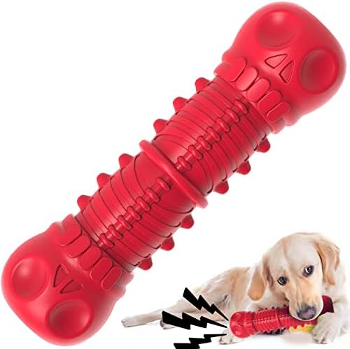 Zikaton Dog Squaky igračke za agresivne žvakaće, izdržljive igračke za žvakanje psa za veliki pse srednje pasmine, igračke za pse,