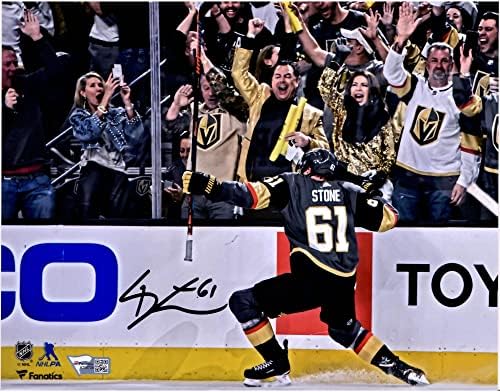 Mark Stone Vegas Golden Knights Autografirani 8 x 10 Fotografija proslave golova - Autografirane NHL fotografije