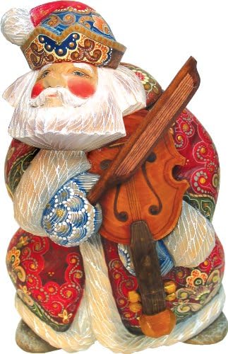 G. debbrekht violina sant figurica, visoka 7-inčna, ograničena editon od 1.200, ručno oslikana