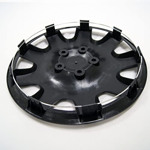 TuningPros WC3-15-3533-B-Pakiranje od 4 hubcaps-15-inčni stil stil Snap-on Type Matte Crni kotač pokriva Hub-kap