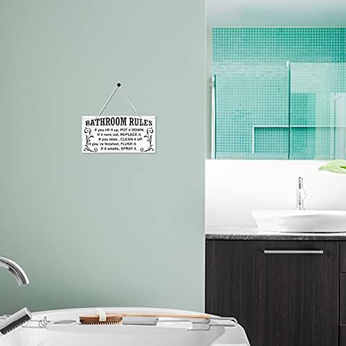 Dekor kupaonice Zidna umjetnost Smiješni znakovi kupaonice Ocean tema plaža Dekora kupaonice Metalni natpis Viseti zidna umjetnost