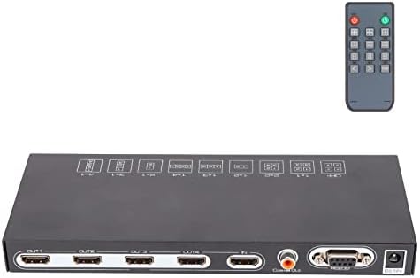 ACOGEDOR 4 PORT HD Multimedia sučelje Video Splicer 1 u 4 Out HDMI razdjelnik 4K na 30Hz 300MHz 1x4 LED Video zidni kontroler za konferenciju