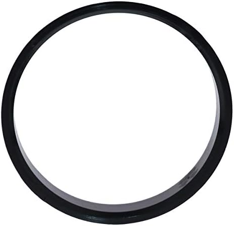 DPACCESSORISS H78-7260-PC Crni polikarbonatni središnji prstenovi od 78 mm do 72,6 mm-4 pakiranja