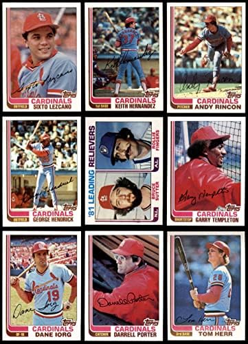 1982. Topps St. Louis Cardinals Team Set St. Louis Cardinals NM/MT Cardinals