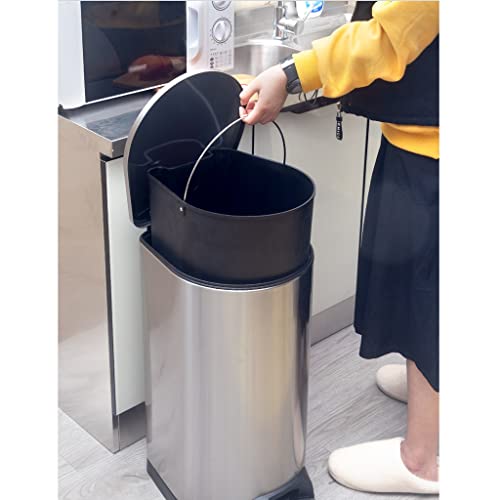 Ditudo smeće kante za smeće kante za smeće od nehrđajućeg čelika može se kućište kante za smeće velikog kapaciteta s poklopcem dnevni