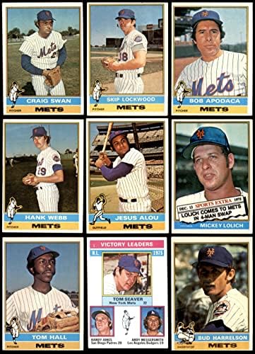 1976. Topps New York Mets Team Set New York Mets VG+ Mets