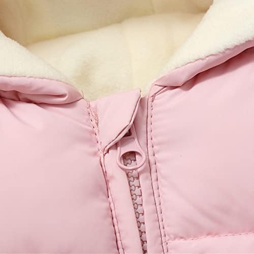 Kagayd baby fleece jakna dojenčad Dječe djevojčice modni set s kapuljača snježeni kombinezon prema dolje kaput romper malter snijeg