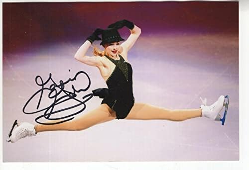 Gracie Gold Autographed 4x6 Color Photo+CoA seksi poza na ledu - Olimpijske fotografije s autogramom