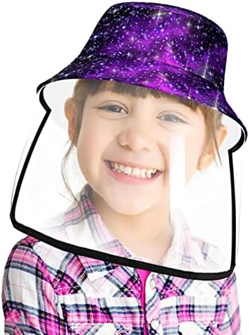 Zaštitni šešir za odrasle sa štitom za lice, ribarska šešira protiv sunca, svemirski planet prostor
