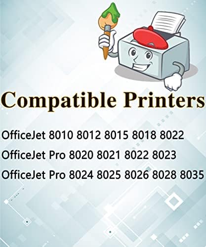 MM puno i više kompatibilna zamjena za nošenje za tintu za HP 910XL 910 XL 3YL61an za korištenje s OfficeJet 8010E 8012E 8014E 8018