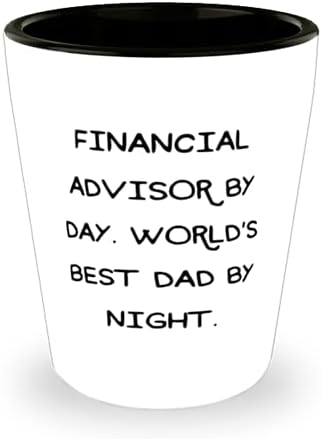 Jedinstvena ideja Tate Glass, financijskog savjetnika po danu. Najbolji tata na svijetu noću, poklon za oca, jedinstveni poklon od