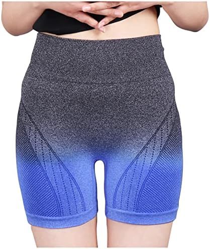 JORASA biciklističke kratke hlače za žene visokog struka za podizanje joga hlače Elastični struk Sweatshorts Gradulacija znoj kratki