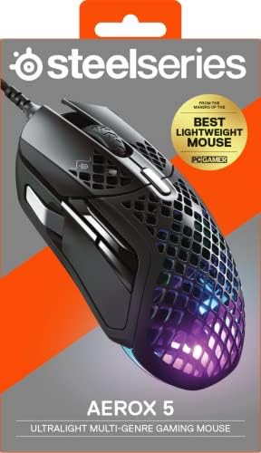 Čeličane 5-lagani miš za igre - 18000 - optički senzor - ultra lagani Vodootporni dizajn-univerzalna veza za sve-u-m-U-M-u-M-u-M-u-m-U-M-u