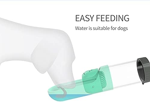 Boca za vodu za pse za šetnju, Prijenosni dozator vode za pse od 10 oz, boca za vodu za kućne ljubimce od materijala za hranu za šetnju