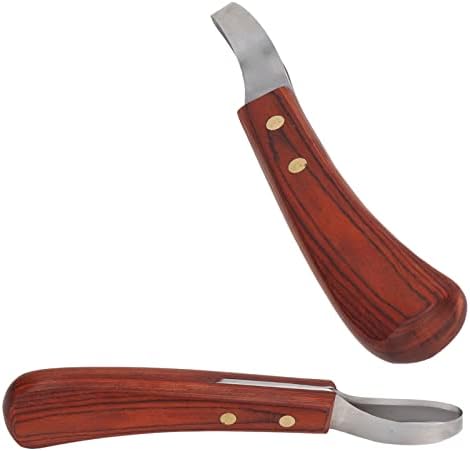 Nož za kopita britva, nož za petlje za kopita kovača tvrtka ' s isporučuje gumenu oštricu od nehrđajućeg čelika s drvenom ručkom za
