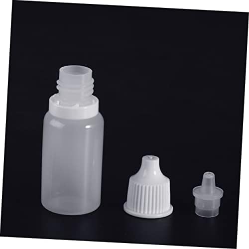 Heleved 5pcs tekuća kapica s bocom tekućina za odbacivanje plastične bočice kapi za oči kapi za oči bijela boca za skladištenje esencijalnog