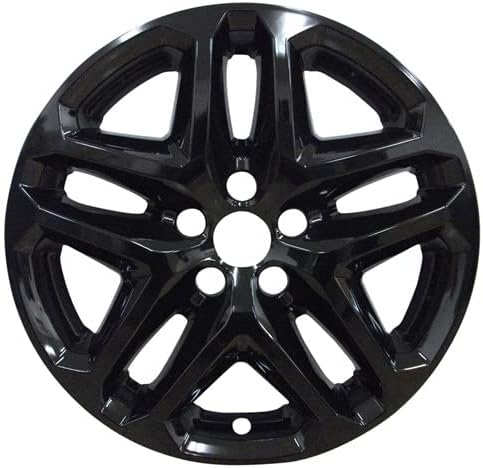 17 Sjaj kože crnog kotača napravljen za Ford Fusion | Izdržljivi ABS plastični poklopac - uklapa se izravno preko OEM kotača