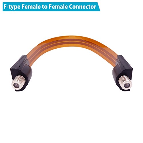 Fancasee ravni koaksijalni kabel F ženski do ženskog utikača priključka konektora koaksijalni kabel za digitalni audio video tv satelitska