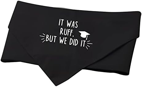 PWHAOO 1 komad diplomiranja psa bandana bio je ruff, ali napravili smo it it Dog bandana najava za najavu diplome