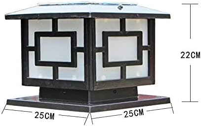 Iifas solarna kapica lagana lampiona LED s daljinskim upravljačem za šetnicu popločane staze travnjaka vrtnog dvorišta dekor vanjskog