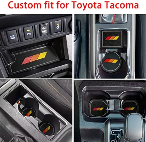 Locoy Center Console obloga za Toyota Tacoma pribor 2017 2018 2018 2020 2021 2022 2023 Dvostruki držač za kupu za kupu, džepni