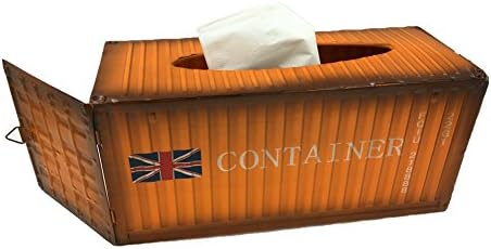 Jackie Metal Spremnik kontejnerskog tkiva kutija multifold papirnati ručnik za dodjelu ručnika-pop-up kutija narančasta