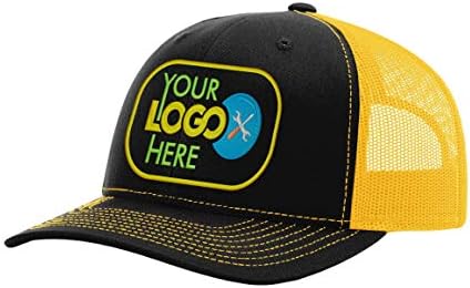 Prilagođeni šešir od 112 inča s izvezenim vašim logotipom, mrežasta kapa za kamiondžije od 9 inča