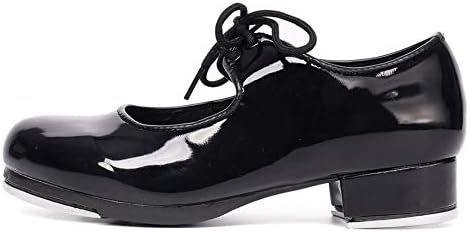 Ykxlm cipele za slanje za žene crne kožne plesne cipele za plesne dvorane, model as-wx-yds-tap