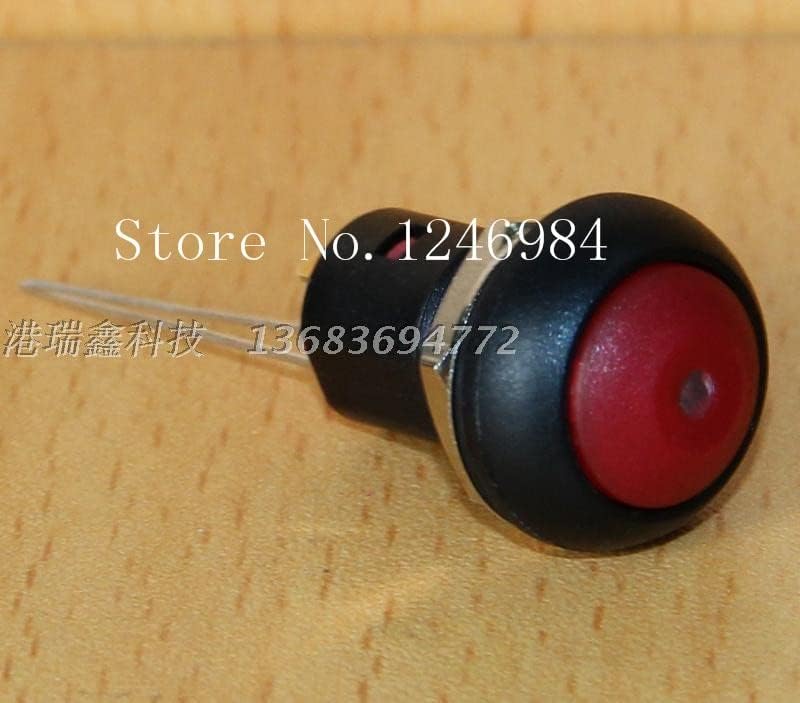 [SA] M12 Vodootporni Tajvan Deli Wei Pal6 Osvijetljeni prekidač za gumb s zaključanim crvenim kružnim gumbom Pritisnite Pass pojas