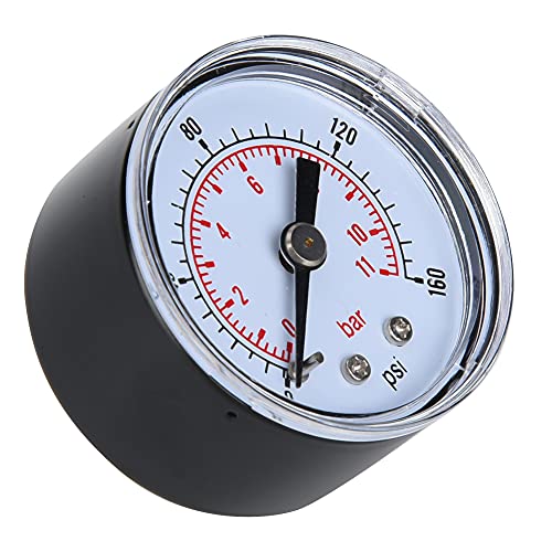 Mehanički mjerač tlaka, 1/8inch BSPT Povratni priključak Jednostavno za ugradnju očiglednih numeričkih očitavanja sa zaštitnim kućištem