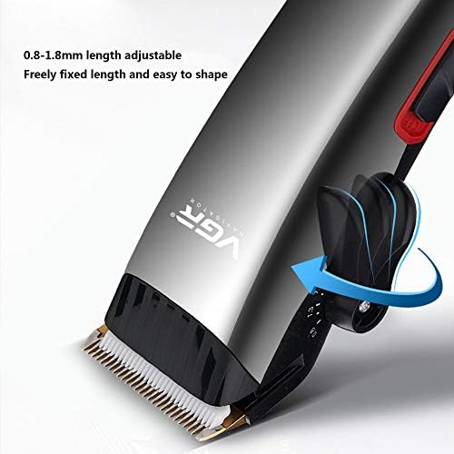 Škare za kosu profesionalni električni punjivi komplet za šišanje kose s LCD zaslonom Prijenosni muški alati za šišanje kose za muškarce