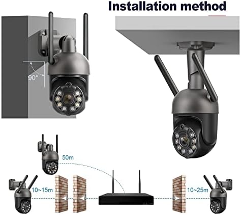 Video Nadgledanje 3MP PTZ bežični sustav Dvosmjerni audio Wifi IP sigurnosna kamera 10CH P2P NVR video nadzor kit ljudska automatska