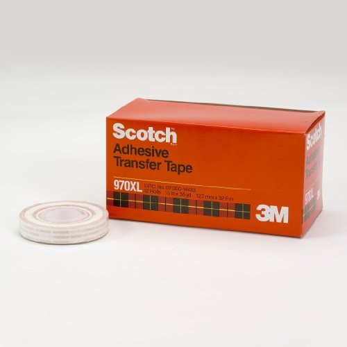 Scotch Atg ljepljiva traka za prijenos 970xl bijela, 0,50 u x 36 m 1,0 mil