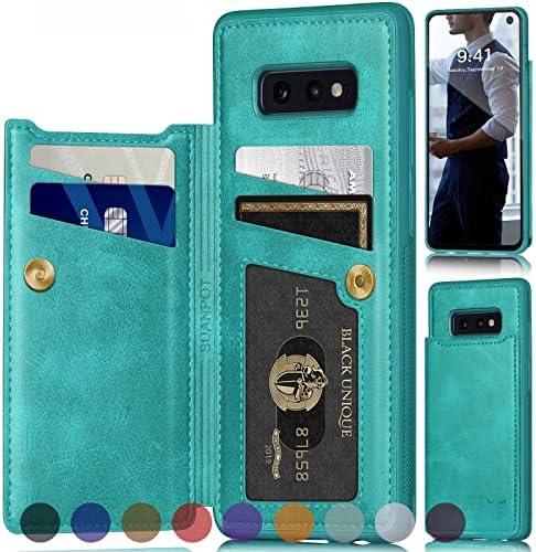 SUANPOT za Samsung Galaxy S10E torbica-novčanik s RFID-blokadom, držač za kreditne kartice, flip-imenik, torbica za telefon od umjetne