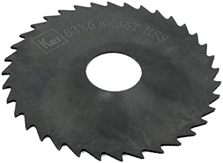 X-DREE 6,3cm x 0,08cm x 1,6cm 36 Zubi HSS rezanje pila za rezanje crno (6,3 cm x 0,08 cm x 1,6 cm 36 d_i_entes hss cortadora de sierra