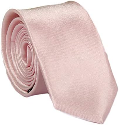 ANDONGNYWELL MURSKI I WOMENS Čvrsta boja Klasična Slobodna mršava kravata Slim Tis Osnovne veze za ured za svadbene zabave