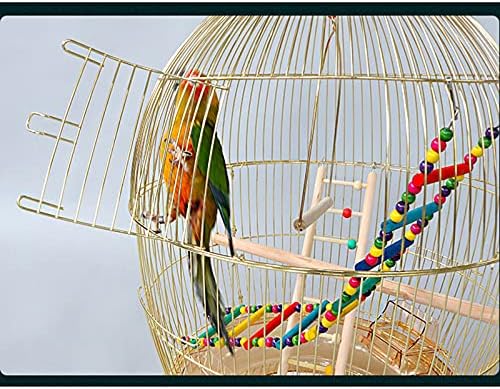 Razzum veliki kavez za ptice okrugli kavez za kavez za galting Zlatni papir metalni kavez za ptice dom veliki luksuzni veliki prostor