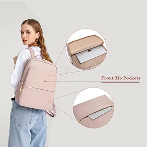 Potpuni dizajn putovanja Laptop Ruksak za žene, 14 -inčni računalni ruksak otporan na vodu, modni dnevni paket torba za rame za rad