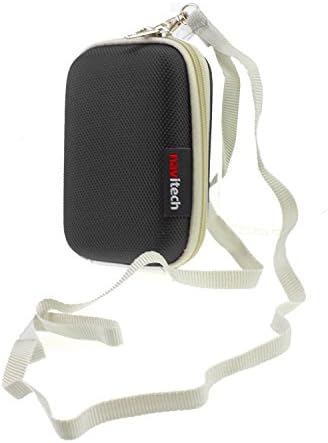 Navitech crni tvrdi zaštitni kućište slušalica kompatibilan s audio tehnici Sonicfuel ath-ckr30is