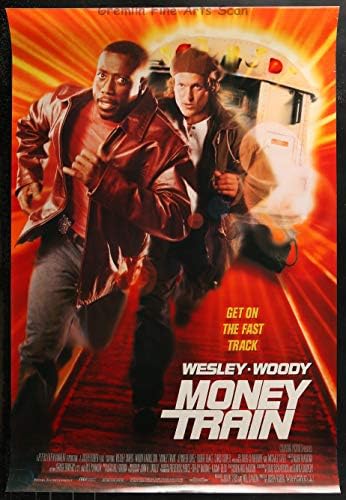 Money Train 1995 - Teatralni filmski plakat, u režiji Josepha Rubena, u kojem glumi Wesley Snipes, Woody Harrelson i Jennifer Lopez,