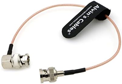 Alvinovi kabeli HD SDI BNC koaksijalni kabel pravi kut do ravnog 3g BNC kabela za kamere Monitor za snimatelj video opreme 30cm | 12inčo