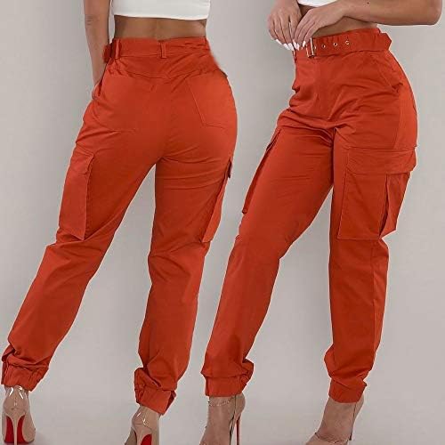 Keusn Baggy teretni hlače za žene Y2K Ravne široke noge padobrane hlače Y2K Baggy Jogger hlače s džepovima Street odjeće