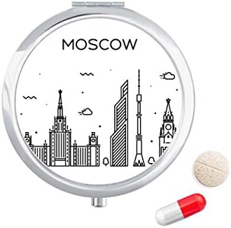 Znamenitost grada Rusija Patten kutija za tablete džepna kutija za pohranu lijekova spremnik za doziranje