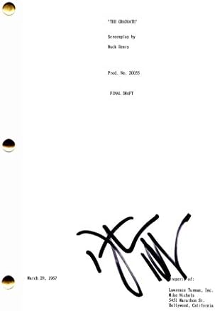 Dustin Hoffman potpisao je autogram - scenarij cijelog filma - ponoćni kauboj, Jon Voight, Little Big Man, Papillon, Kramer vs Kramer,