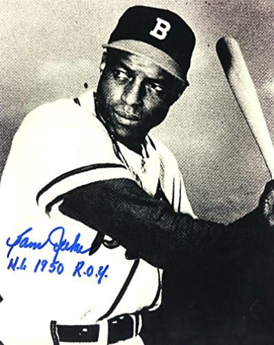 Brian Jordan Jethroe Boston Braves 1950 R.O.Y. Potpisano autogramirano 8x10 fotografija s COA