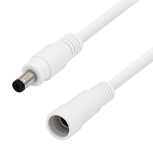 Qiucable DC kabel za ekstenziju napajanja 12ft - Teška služba 18AWG DC Barrel utikač za proširenje kabela za adapter za napajanje,