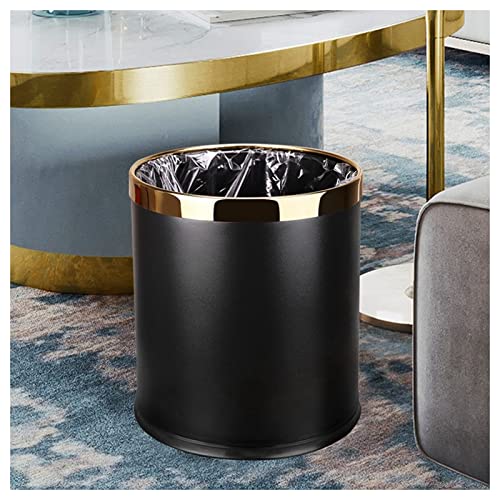 Kante za smeće bucket bucket za smeće metalno smeće za kućni ured kanta za smeće bez poklopca kuhinjski otpad / zelena